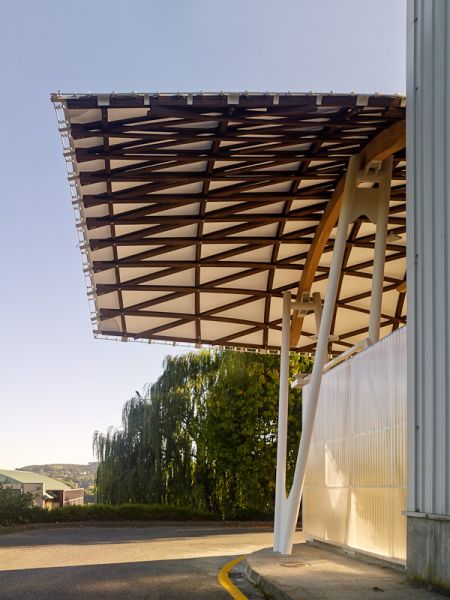 Gridshell vista lateral