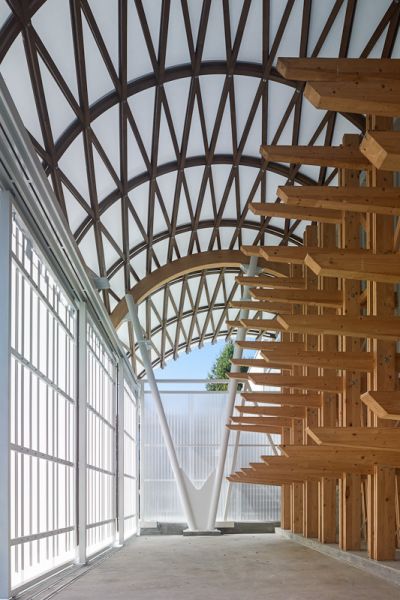 Gridshell interior