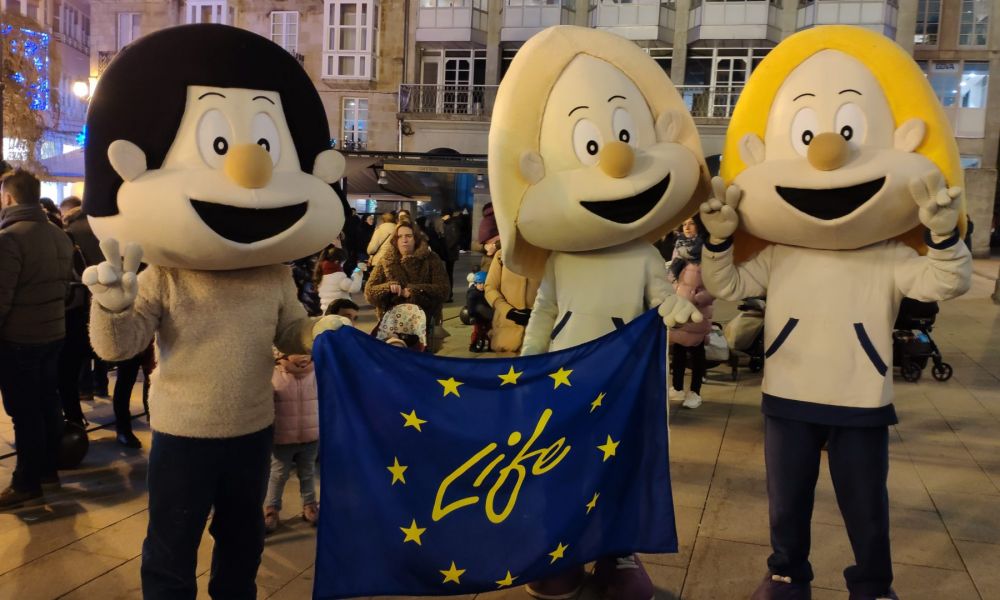 Os Bolechas bandeira LIFE